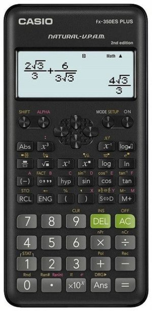 Kalkulator naukowy CASIO FX-350ESPLUS-2 czarny