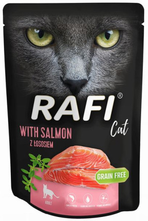 Dolina Noteci Rafi Cat z łososiem dla kota 300g