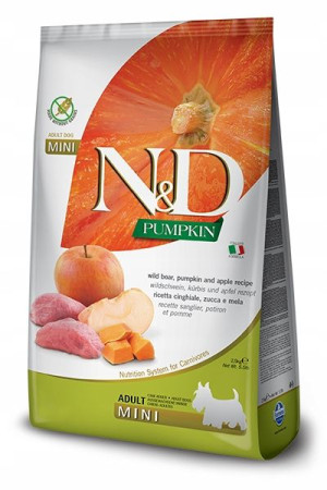 FARMINA Pumpkin małe psy z dziczyzną 7kg