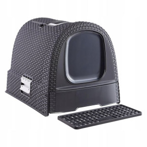Kuweta dla kota Curver 77,5L Grafit ŁOPATKA FILTR