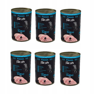 FITMIN For Life dog monoprotein turkey 6x400g