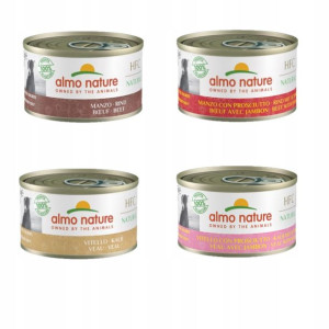 Almo Nature mix smaków zestaw próbny dla psa 4x95g