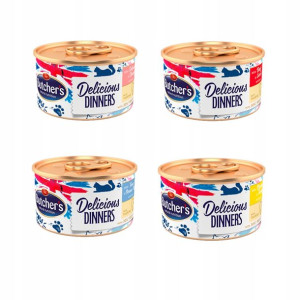 BUTCHER'S Delicious Dinners MIX SMAKÓW 4x85g