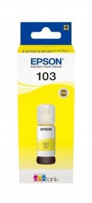 Oryginalny tusz Epson EcoTank 103 C13T00S44A Żółty