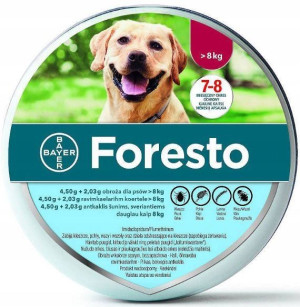 Obroża FORESTO dla psa powyżej 8kg kleszcze