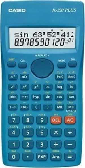 Kalkulator naukowy CASIO FX-220 PLUS-2 niebieski