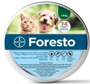 Obroża Foresto dla psa i kota poniżej 8kg