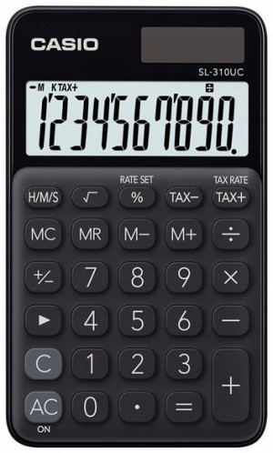 Kalkulator kieszonkowy CASIO SL-310UC-BK czarny