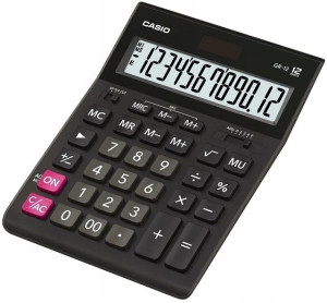 Kalkulator biurowy CASIO GR-12 czarny