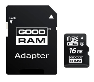 Karta microSD Goodram 16GB M1AA 10 UHS I adapter