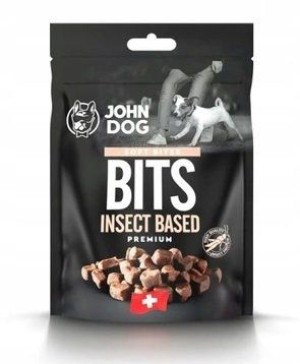 JOHN DOG Soft Bites Chapsy insekty przysmak 100g