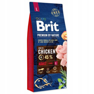 Brit Premium By Nature Adult L 15kg+GRATIS
