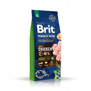 Brit Premium By Nature Adult XL 15kg kurczak