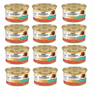 GOURMET GOLD Savoury Cake Wołowina,pomidory 12x85g
