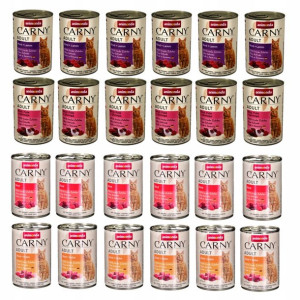 ANIMONDA Carny Adult mix smaków 24x400g+GRATIS