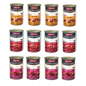 ANIMONDA Grancarno Adult mix smaków 12x400g+GRATIS