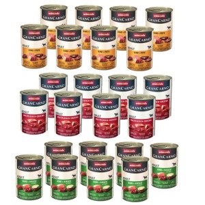 ANIMONDA Grancarno Adult mix 3 smaków 24x400g