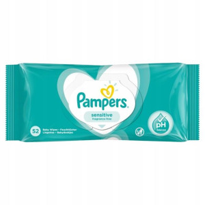 Chusteczki nawilżane Pampers Sensitive 52 sztuki