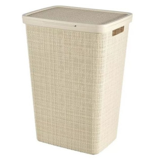 Kosz na pranie Curver JUTE 58L Kremowy