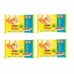 FRISKIES Mix Rybny - mokra karma dla kota 16x85g