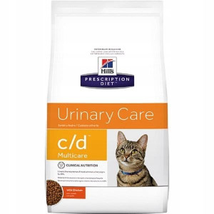 HILL'S Feline c/d urinary care KURCZAK 1,5kg