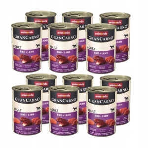 ANIMONDA Grancarno wołowina i jagnięcina 12x400g