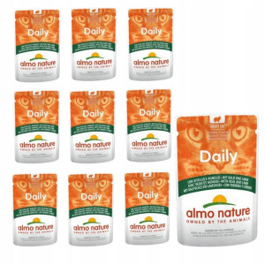 ALMO NATURE Daily Menu Cielęcina,jagnięcina 10x70g