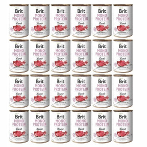 BRIT Mono Protein jagnięcina 24x400g