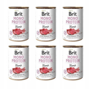 BRIT Mono Protein jagnięcina 6x400g