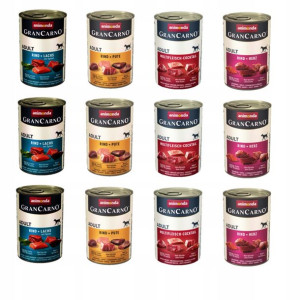 ANIMONDA Grancarno Adult pies mix smaków 12x400g