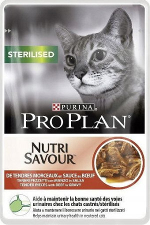 PURINA PRO PLAN Sterilised Karma Kota WOŁOWINA 85g