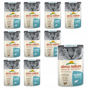 Almo Nature Urinary Support z kurczakiem 10x70 g