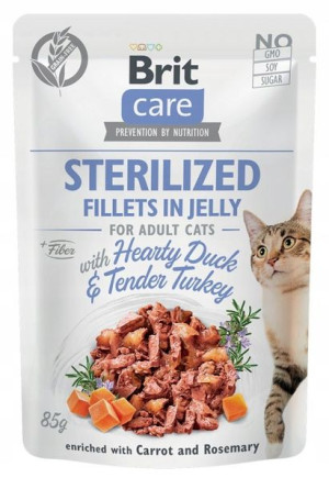 Brit Care Cat FJ Sterilized Duck&Turkey 85g