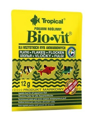 TROPICAL BIO-VIT pokarm roślinny saszetka 12g