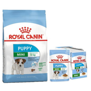 ROYAL CANIN Mini Puppy sos 12X85G + Mini Puppy 8kg