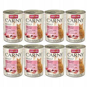 ANIMONDA Carny Adult indyk kurczak 400g 8szt