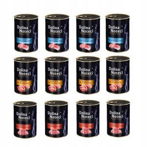 Mix 3 smaków Dolina Noteci Premium Kot 12x400g