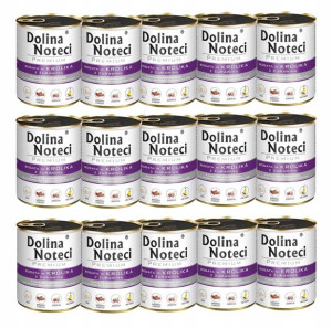 Karma dla psa Dolina Noteci Królik 15x800g