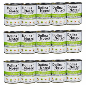 Karma dla psa Dolina Noteci Dziczyzna 15x800g