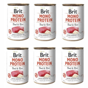 BRIT Mono Protein BEEF & RICE 6x400g