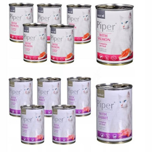 DOLINA NOTECI Piper karma dla kota MIX 12x400g