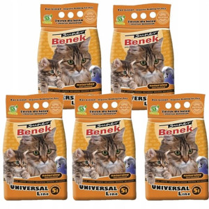 Żwirek naturalny Super Benek 5x5l