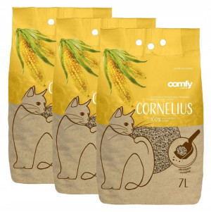 Comfy Kukurydziany Żwirek Cornelius Natural 3x7l