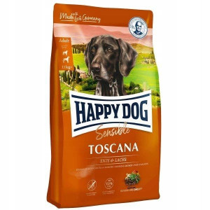 HAPPY DOG Sensible Toscana karma z kaczką 12,5kg