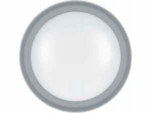 Nowoczesny plafon sufitowy LED FOCUS Szary pilot