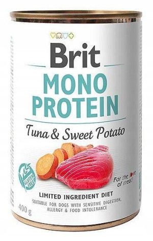 Karma BRIT Mono Protein tuńczyk z batatem 400g