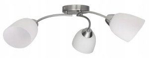 Żyrandol lampa sufitowa wisząca BENITA Nikiel3xE27
