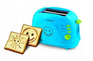 Esperanza EKT003B toster SMILEY 3w1 - NIEBIESKI