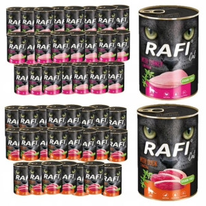 DOLINA NOTECI RAFI karma dla kota MIX 48x400g