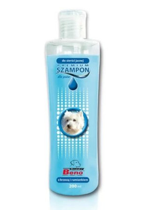 Szampon do sierści jasnej 200ml Super Beno Premium